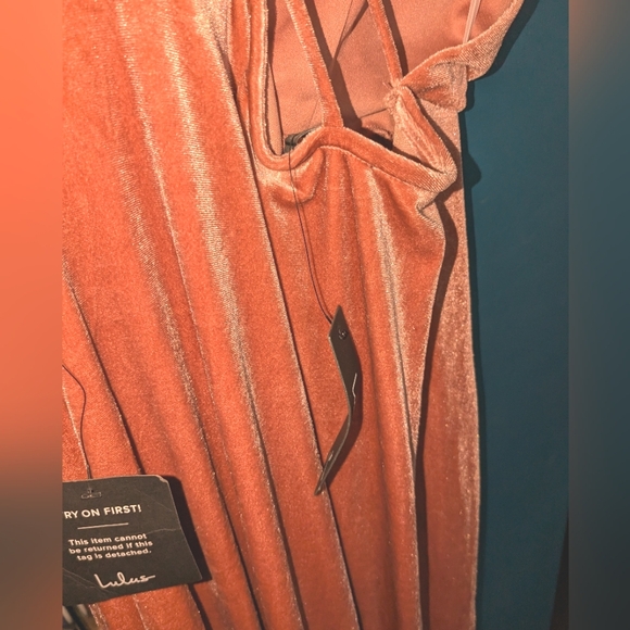 Whimsical Romance Mauve Velvet Faux-Wrap Maxi Lulus - Picture 16 of 16